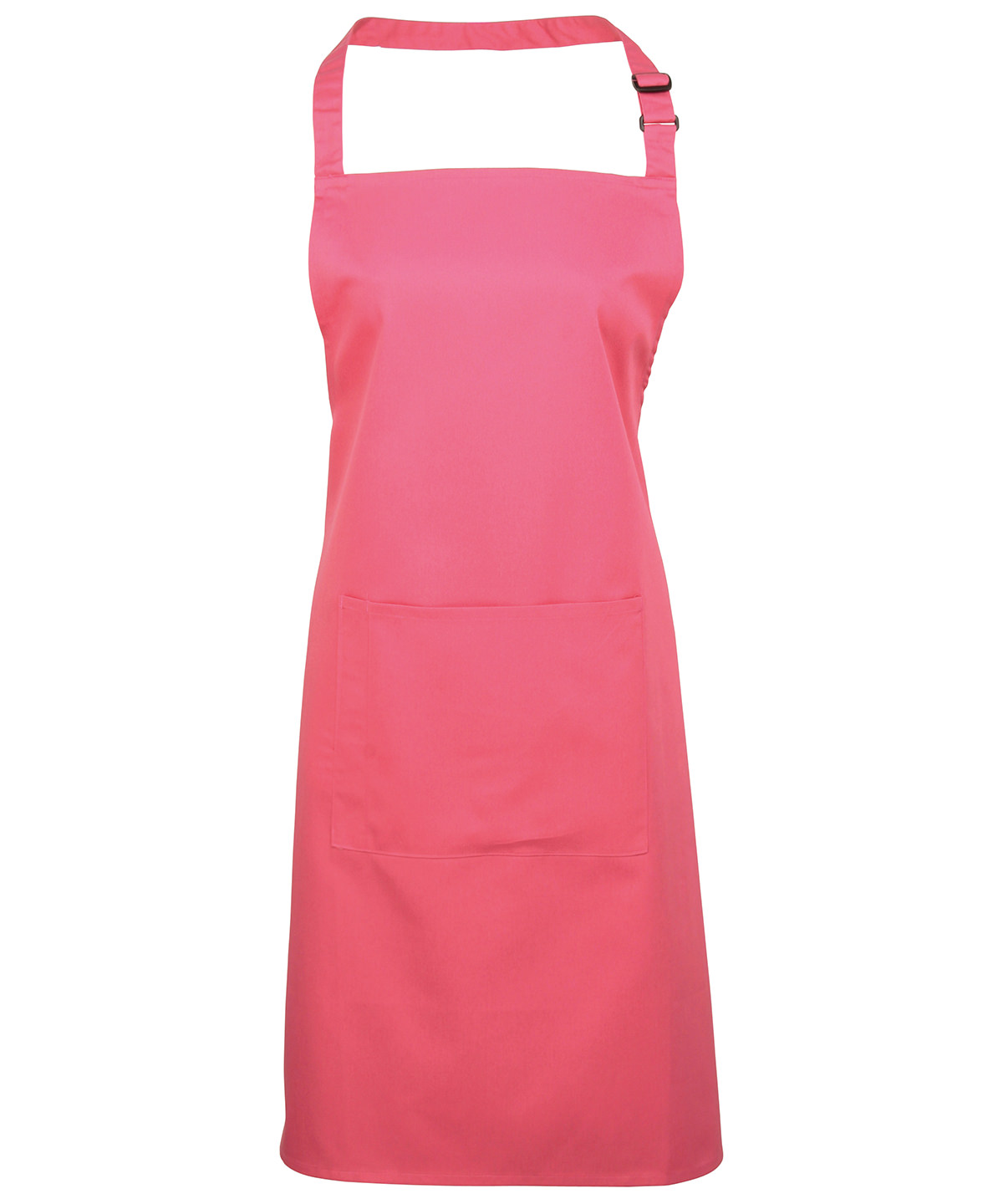 PR154 Colours bib apron with pocket Pink PR154 Colours bib apron with pocket Pink