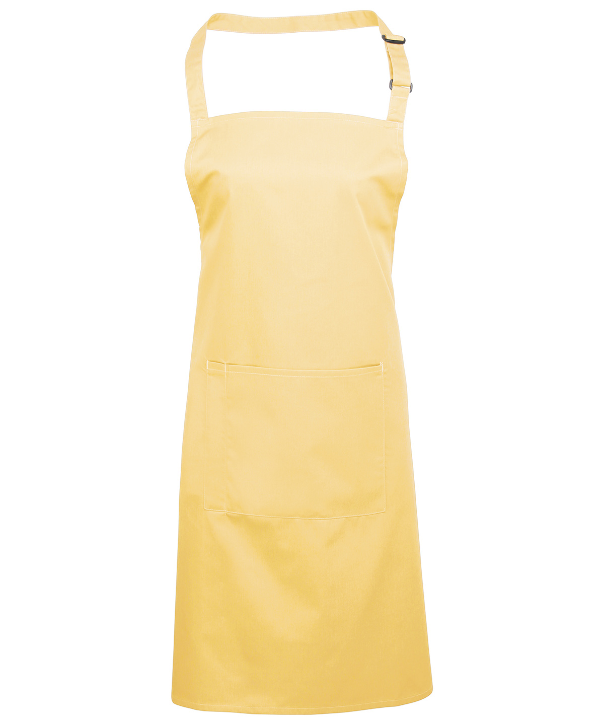 PR154 Colours bib apron with pocket Yellow PR154 Colours bib apron with pocket Yellow