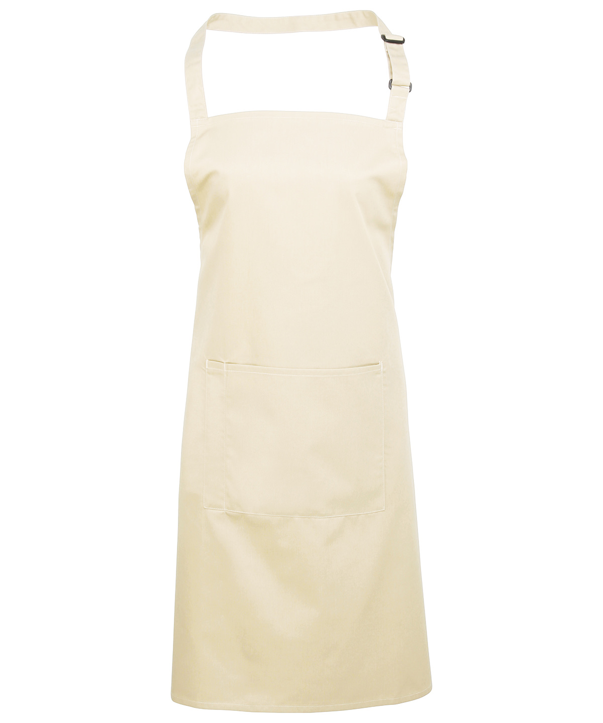 PR154 Colours bib apron with pocket Neutral PR154 Colours bib apron with pocket Neutral