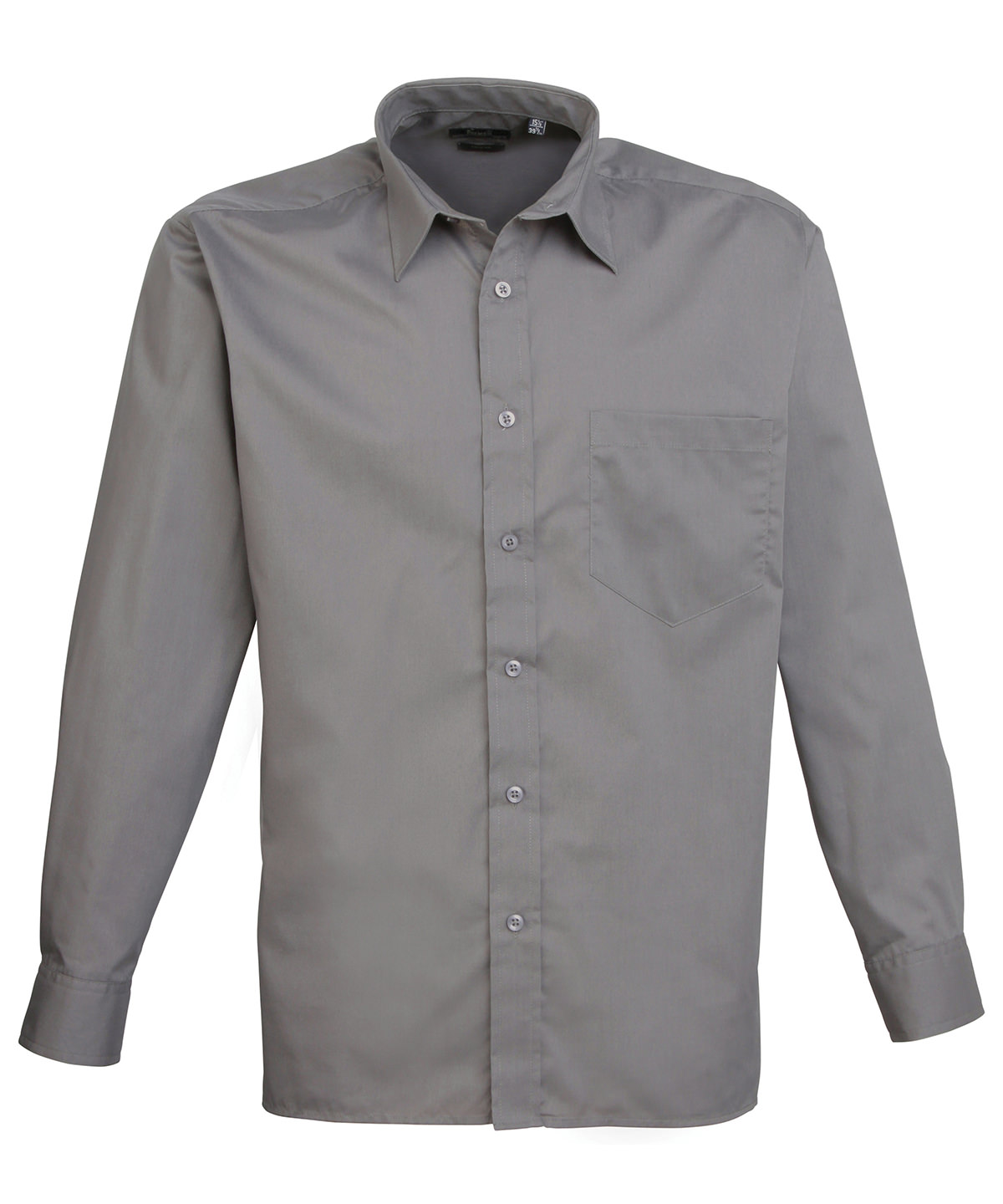 PR200 Long sleeve poplin shirt Grey PR200 Long sleeve poplin shirt Grey
