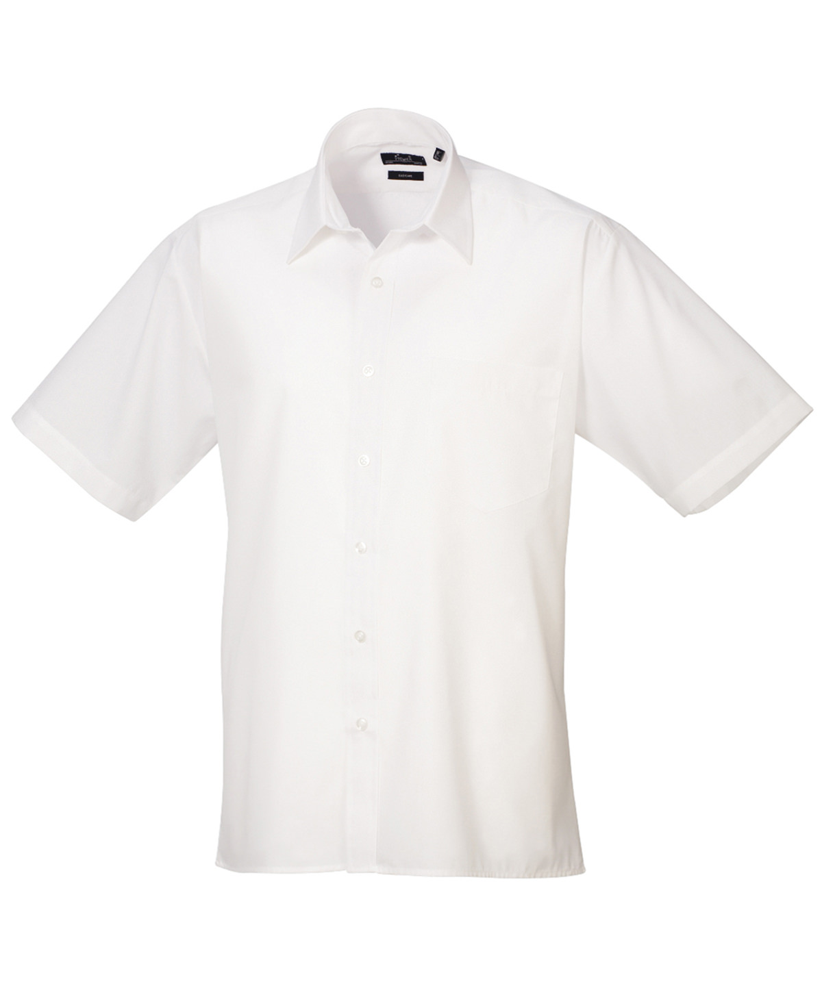 PR202 Short sleeve poplin shirt White
