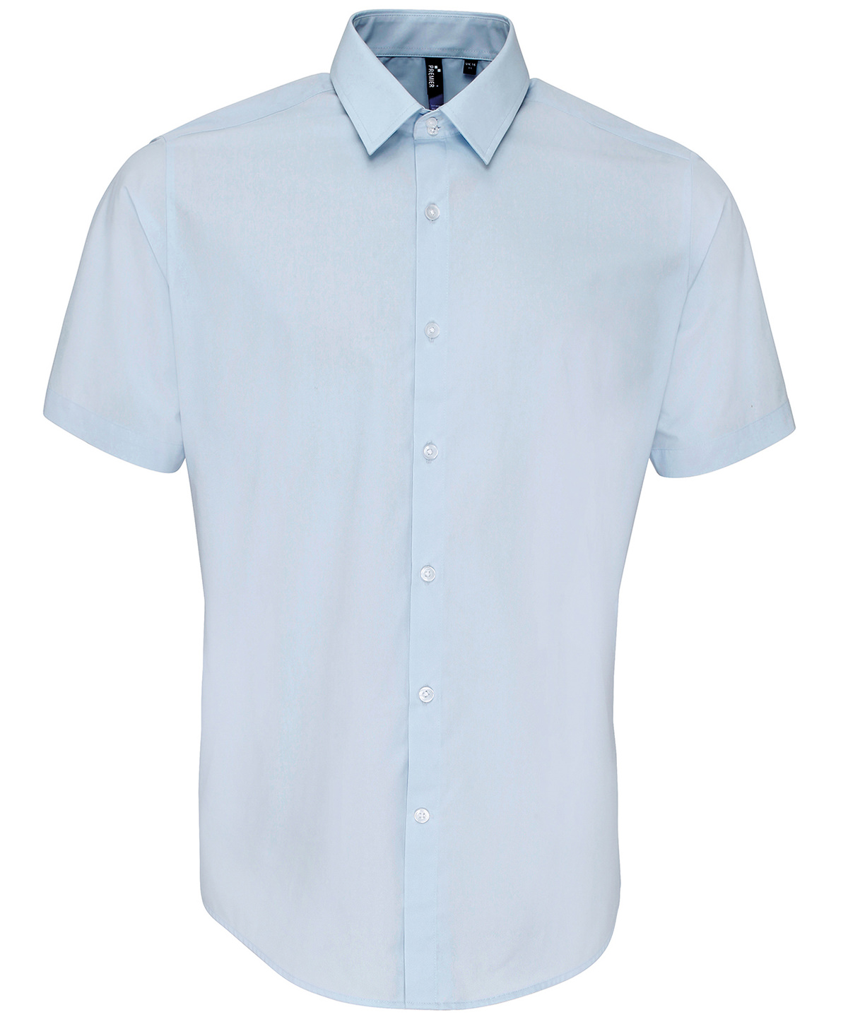 PR209 Supreme poplin short sleeve shirt Blue PR209 Supreme poplin short sleeve shirt Blue