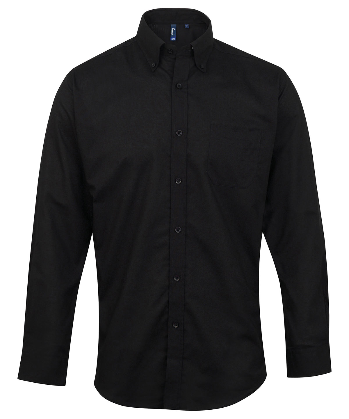 PR234 Signature Oxford long sleeve shirt Black