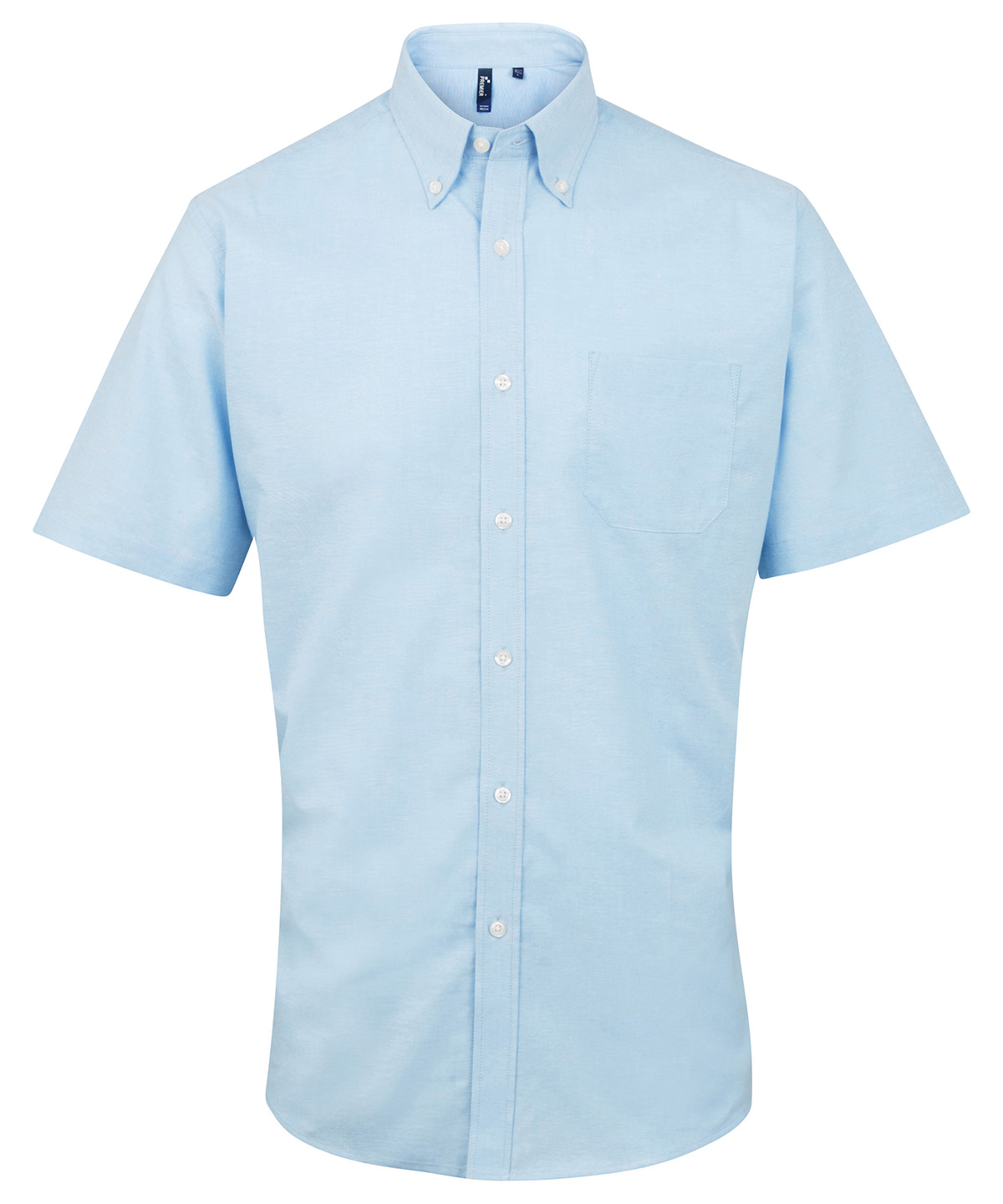 PR236 Signature Oxford short sleeve shirt Blue