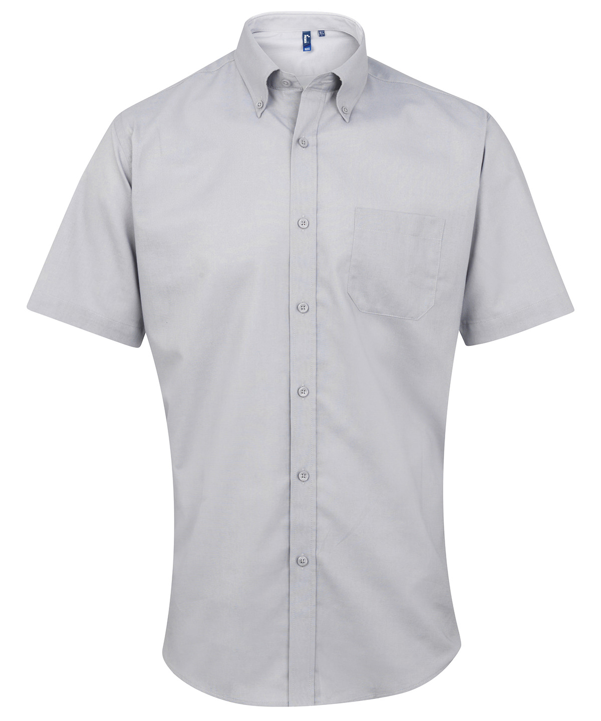 PR236 Signature Oxford short sleeve shirt Grey