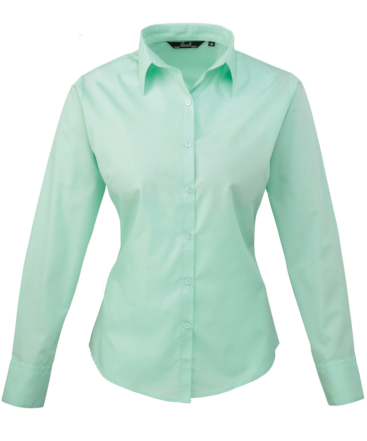 PR300 Women’s poplin long sleeve blouse Blue