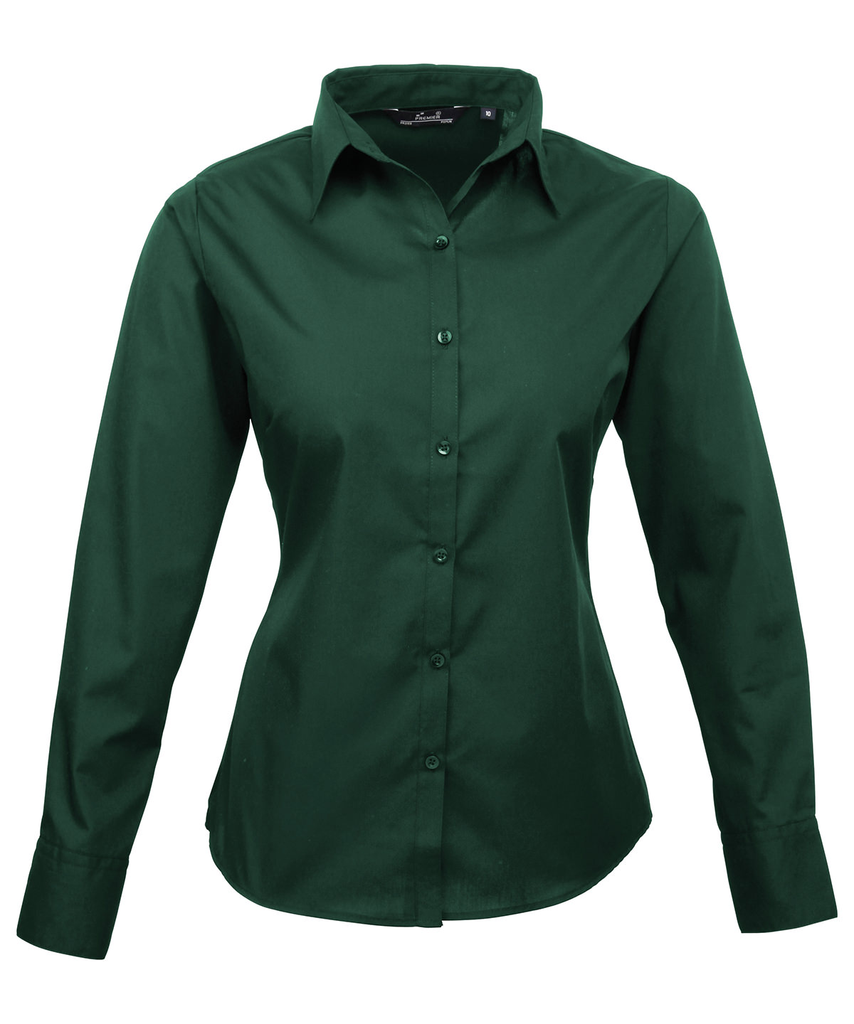PR300 Women’s poplin long sleeve blouse Green