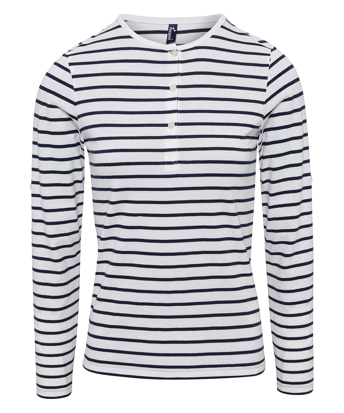PR318 Women’s Long John roll-sleeve tee Pattern