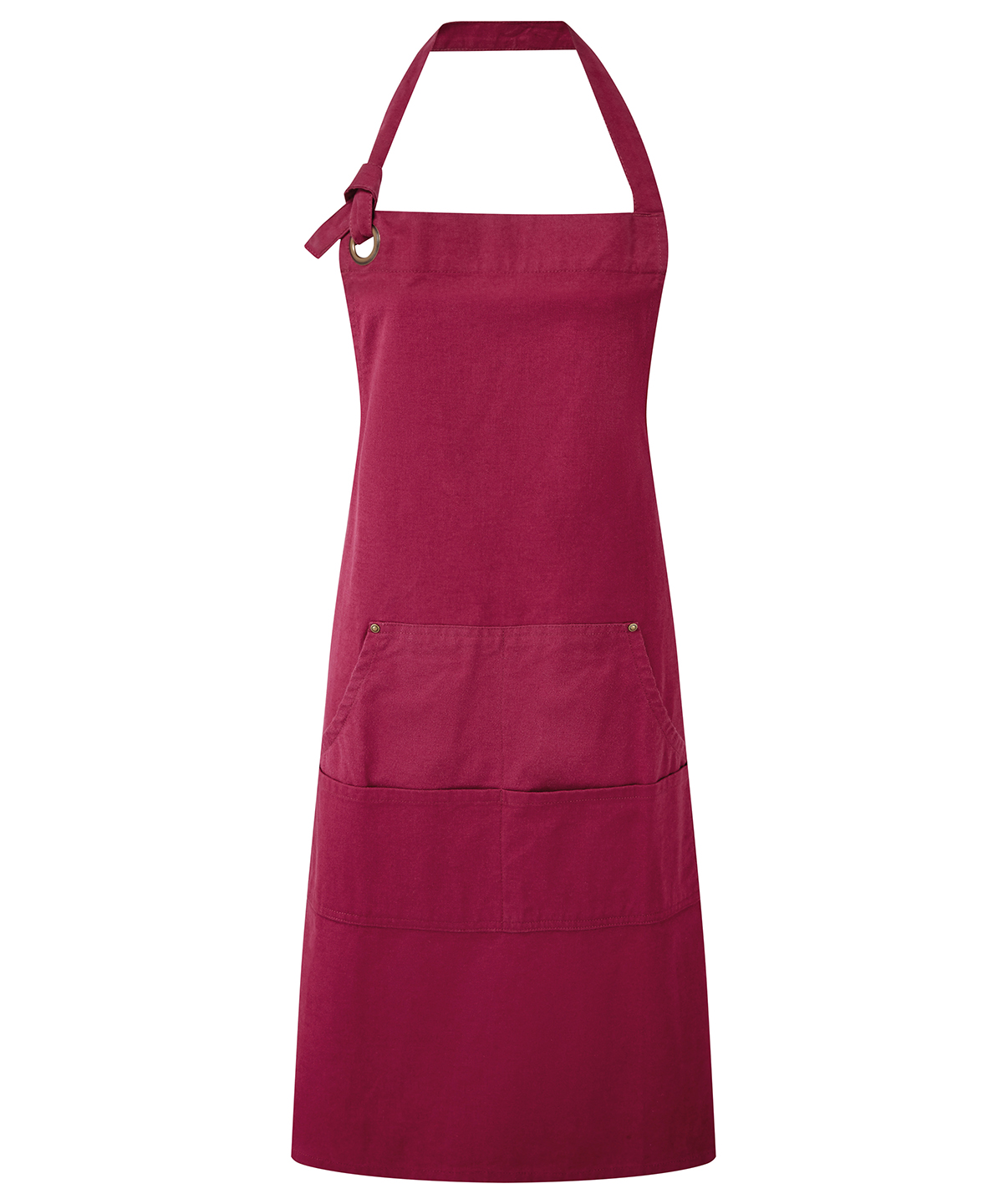 PR137 Calibre heavy cotton canvas pocket apron Red
