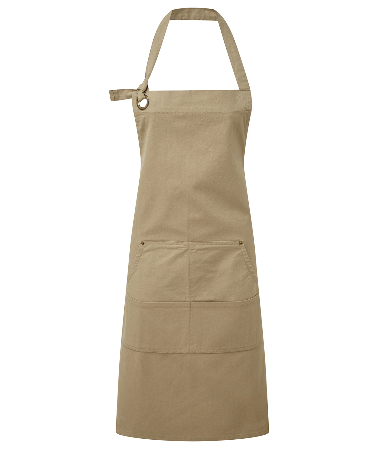 PR137 Calibre heavy cotton canvas pocket apron Brown PR137 Calibre heavy cotton canvas pocket apron Brown