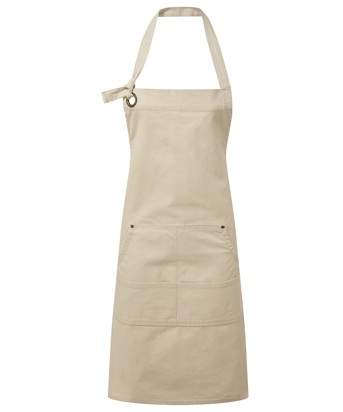 PR137 Calibre heavy cotton canvas pocket apron Neutral