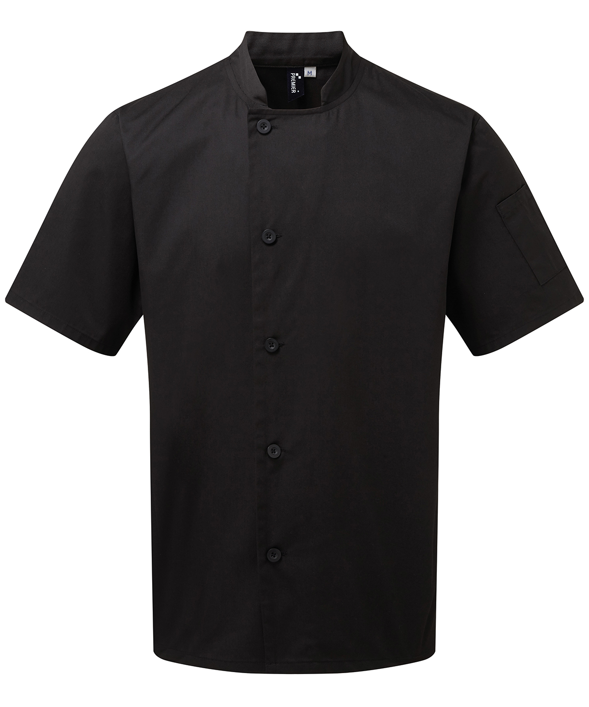 PR900 Chef’s essential short sleeve jacket Black