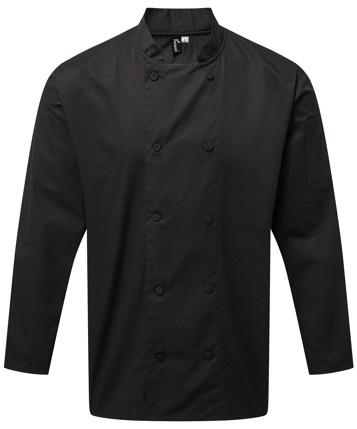 PR903 Chef’s Coolchecker® long sleeve jacket Black PR903 Chef’s Coolchecker® long sleeve jacket Black