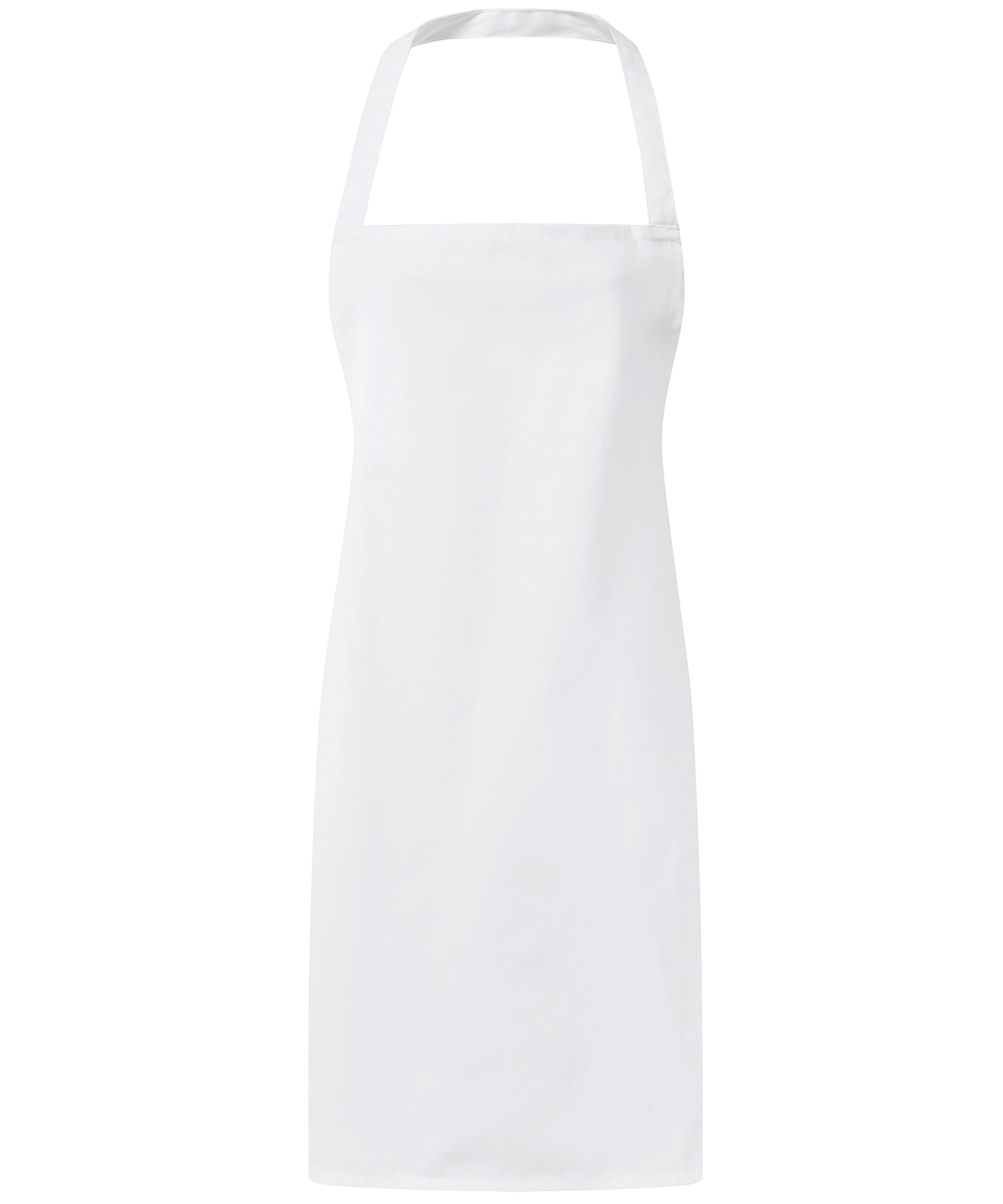 PR165 Essential bib apron White PR165 Essential bib apron White