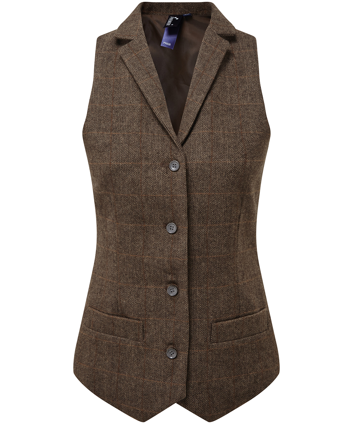 PR626 Women’s herringbone waistcoat Pattern