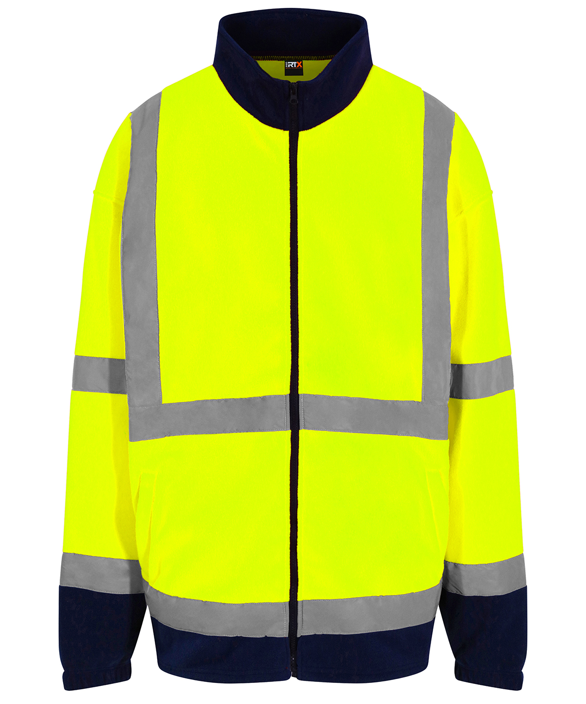 RX750 High visibility full-zip fleece Yellow