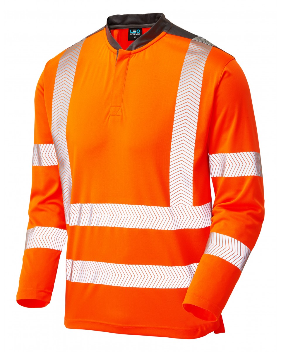 WATERMOUTH ISO 20471 Cl 3 Performance Sleeved T-Shirt HV ORANGE