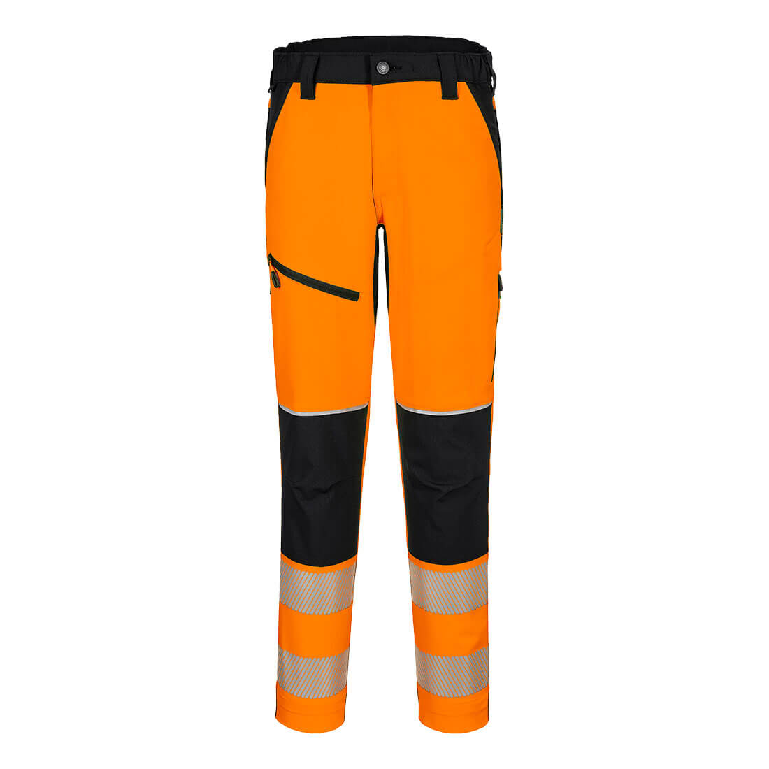 T140 PW3 Hi-Vis Stretch Trouser Orange/Black T140 PW3 Hi-Vis Stretch Trouser Orange/Black