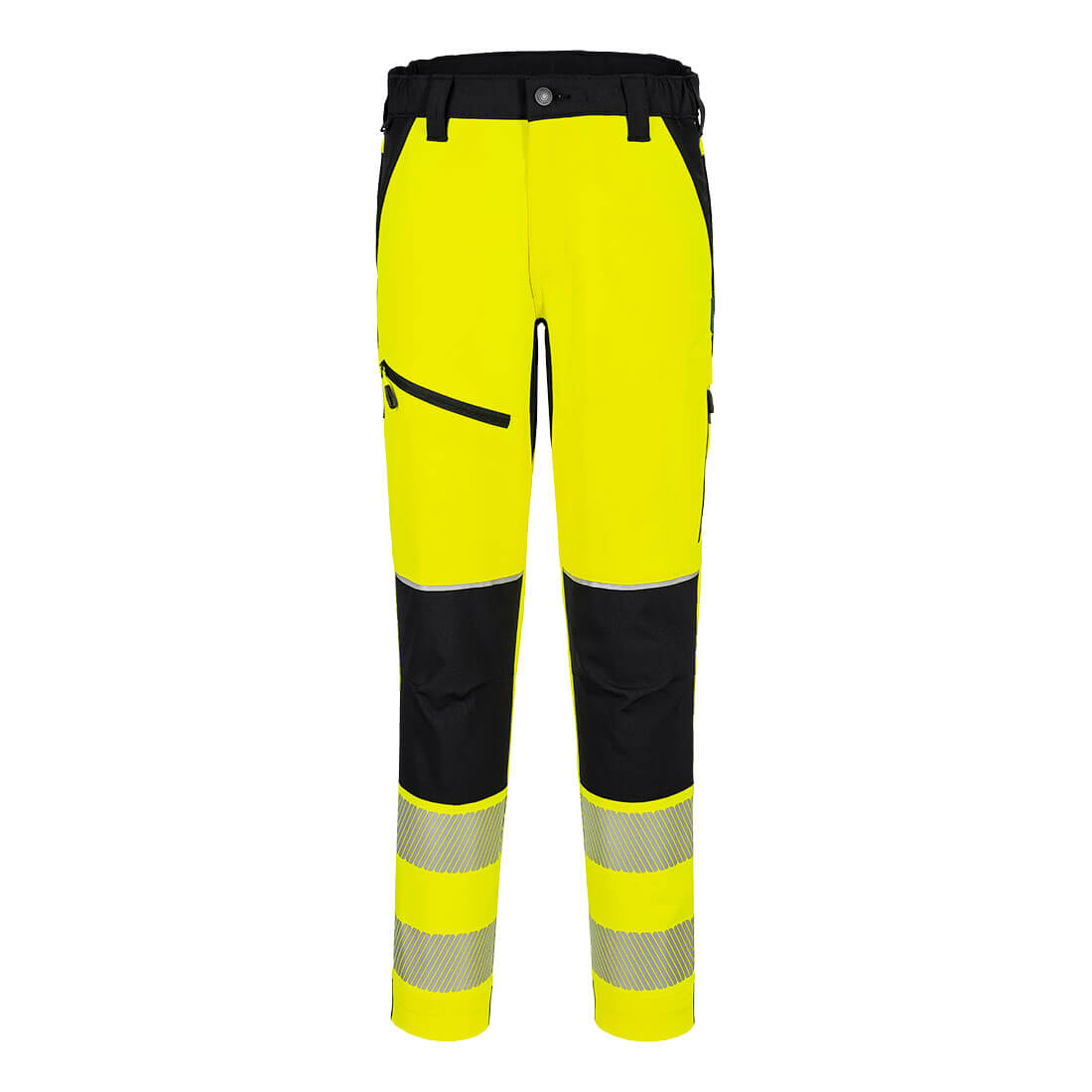 T140 PW3 Hi-Vis Stretch Trouser Yellow/Black T140 PW3 Hi-Vis Stretch Trouser Yellow/Black