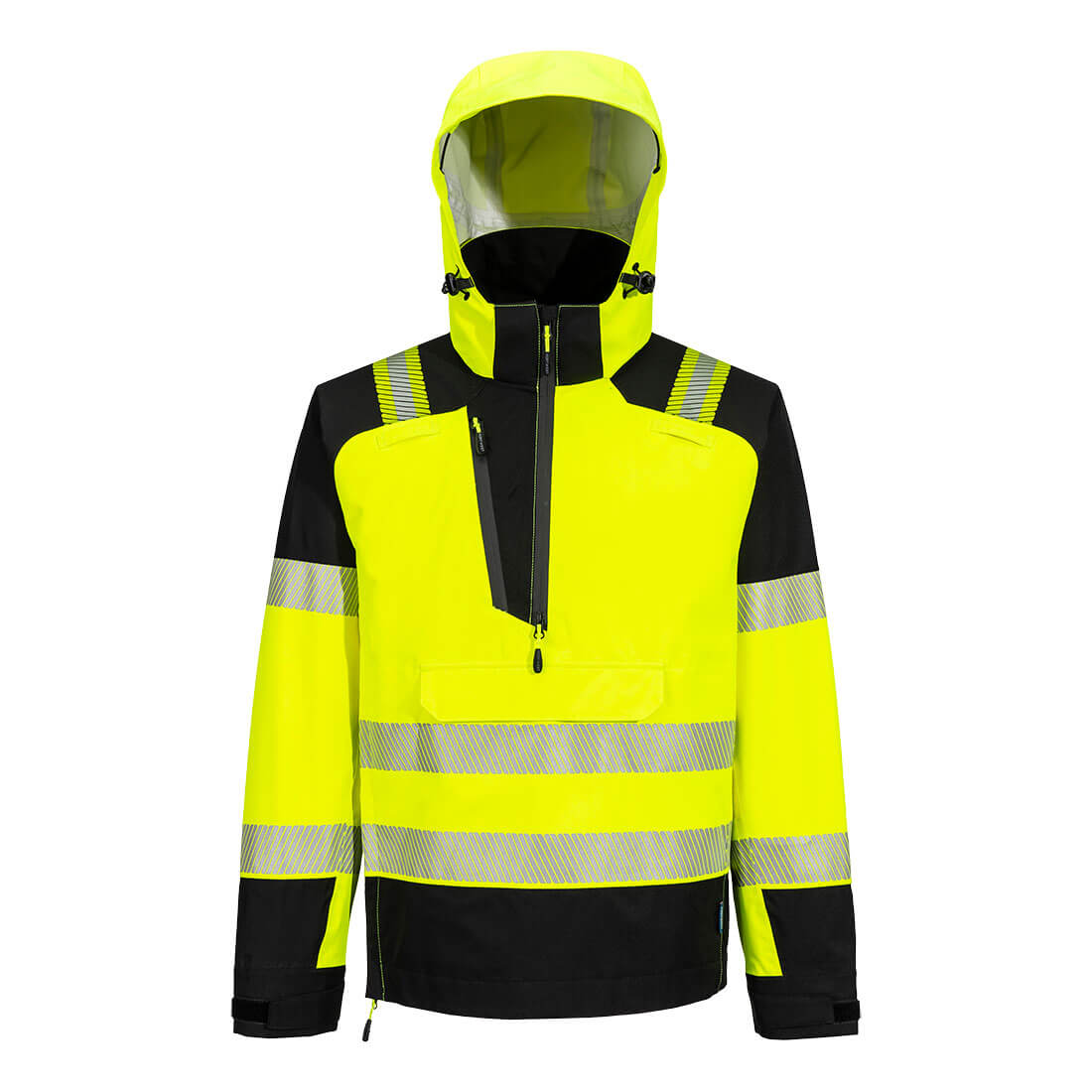 T161 PW3 Hi-Vis Overhead Rain Jacket (3L) Yellow/Black T161 PW3 Hi-Vis Overhead Rain Jacket (3L) Yellow/Black