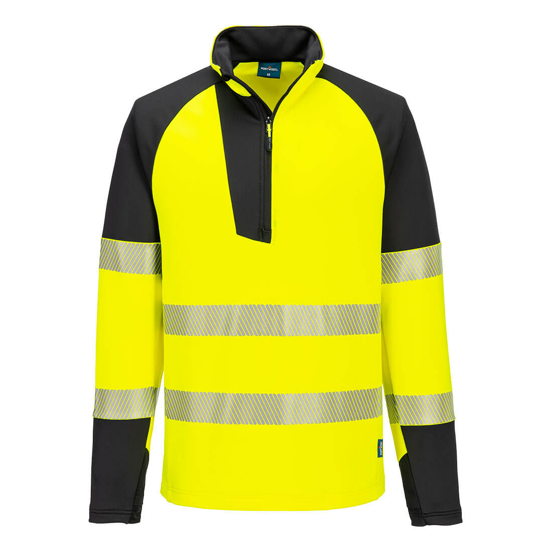 T172 PW3 Hi-Vis 1/4 Zip Sweatshirt Yellow/Black T172 PW3 Hi-Vis 1/4 Zip Sweatshirt Yellow/Black