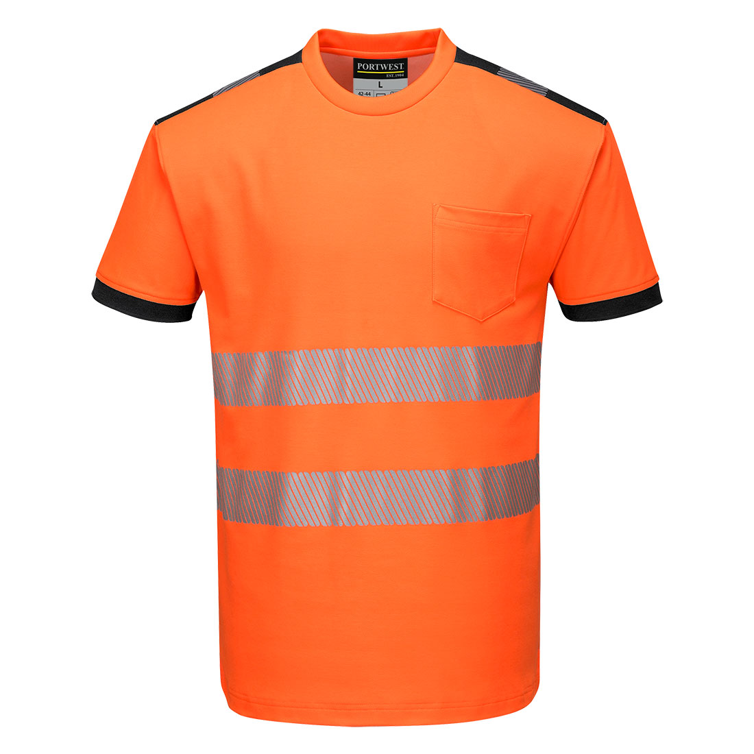 T181 PW3 Hi-Vis Cotton Comfort T-Shirt S/S Orange/Black T181 PW3 Hi-Vis Cotton Comfort T-Shirt S/S Orange/Black