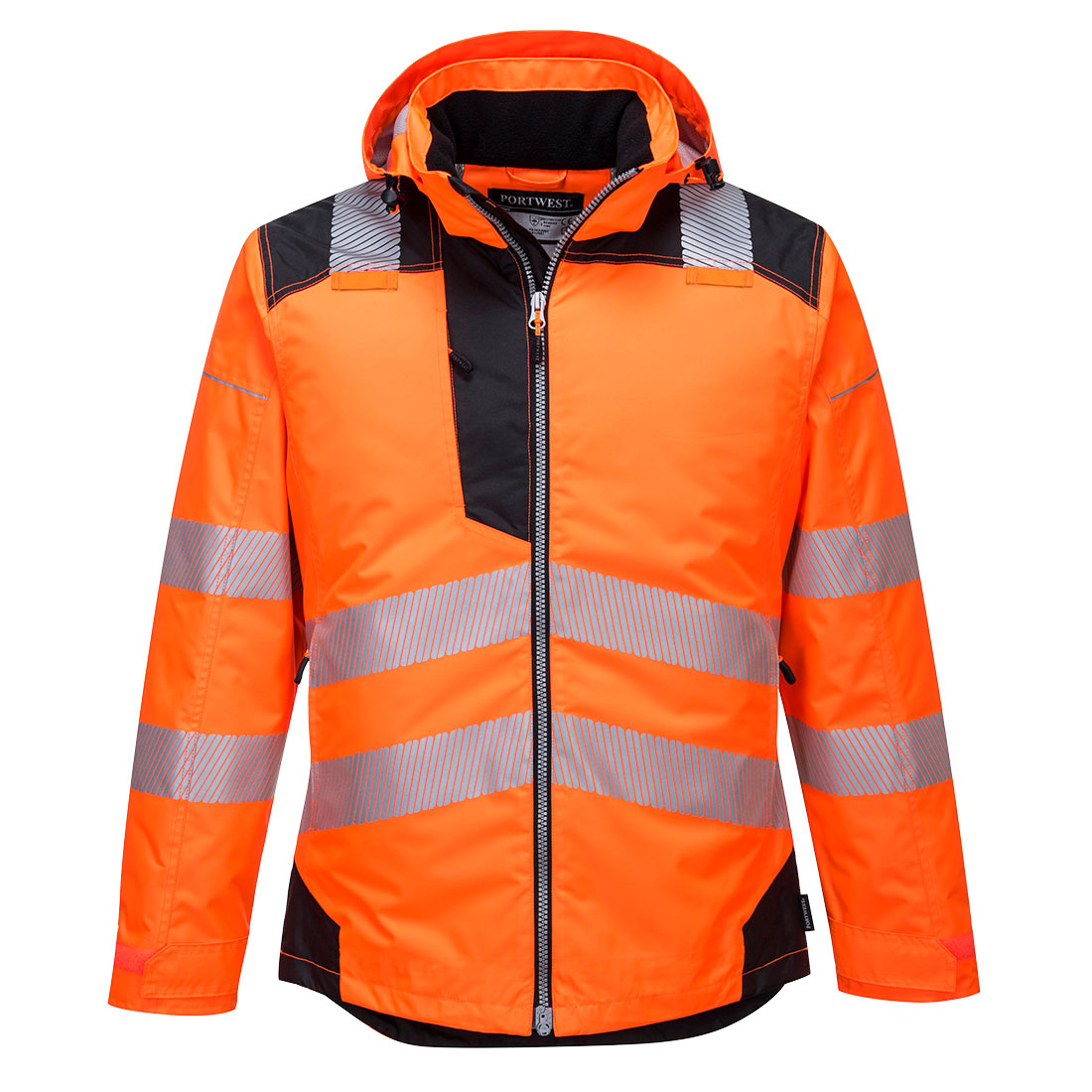 T400 PW3 Hi-Vis Winter Jacket  Orange/Black