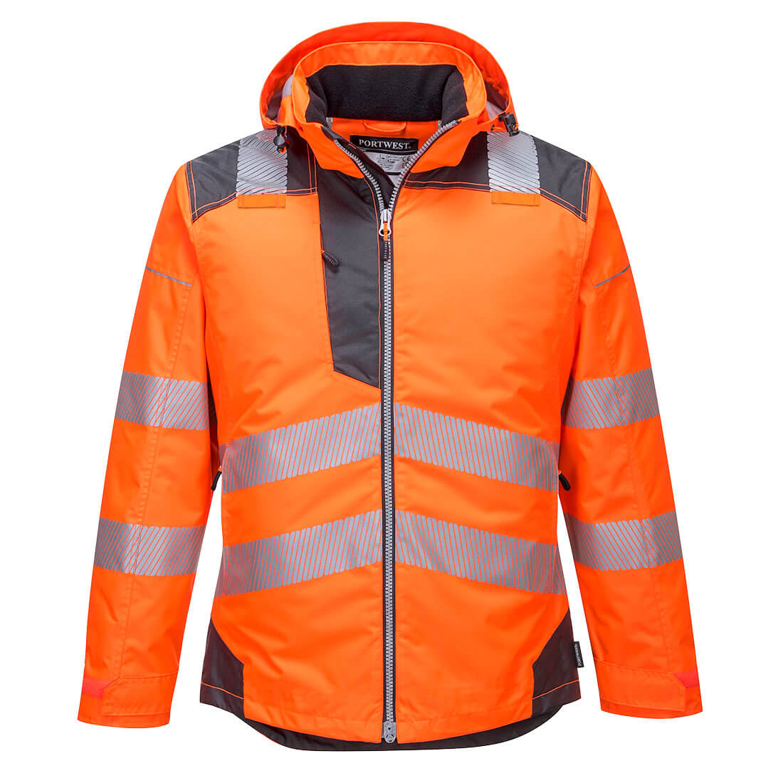 T400 PW3 Hi-Vis Winter Jacket Orange/Grey T400 PW3 Hi-Vis Winter Jacket Orange/Grey