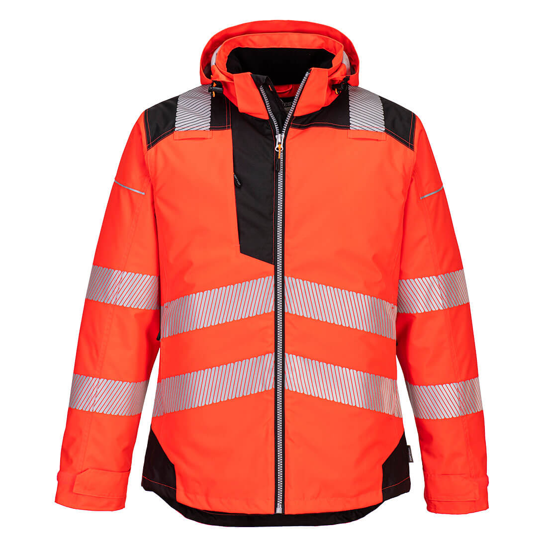 T400 PW3 Hi-Vis Winter Jacket Red/Black T400 PW3 Hi-Vis Winter Jacket Red/Black