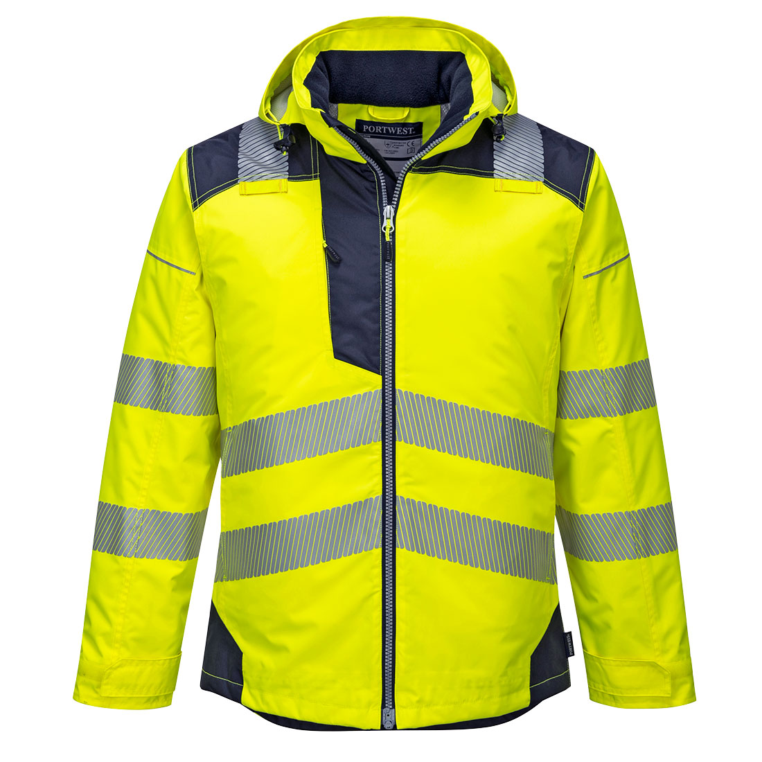 T400 PW3 Hi-Vis Winter Jacket Yellow/Navy T400 PW3 Hi-Vis Winter Jacket Yellow/Navy