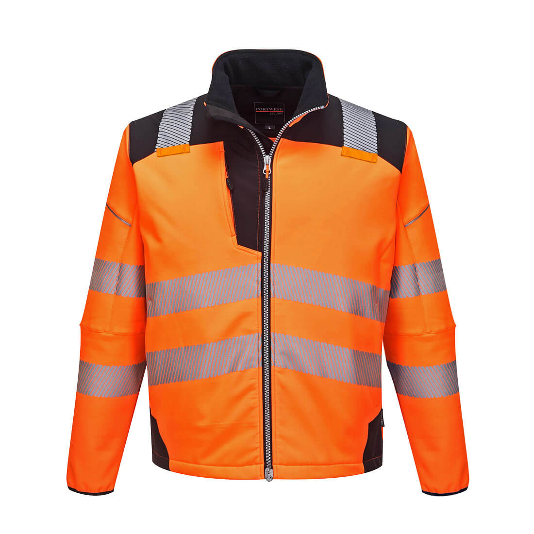 T402 PW3 Hi-Vis Softshell (3L) Orange/Black