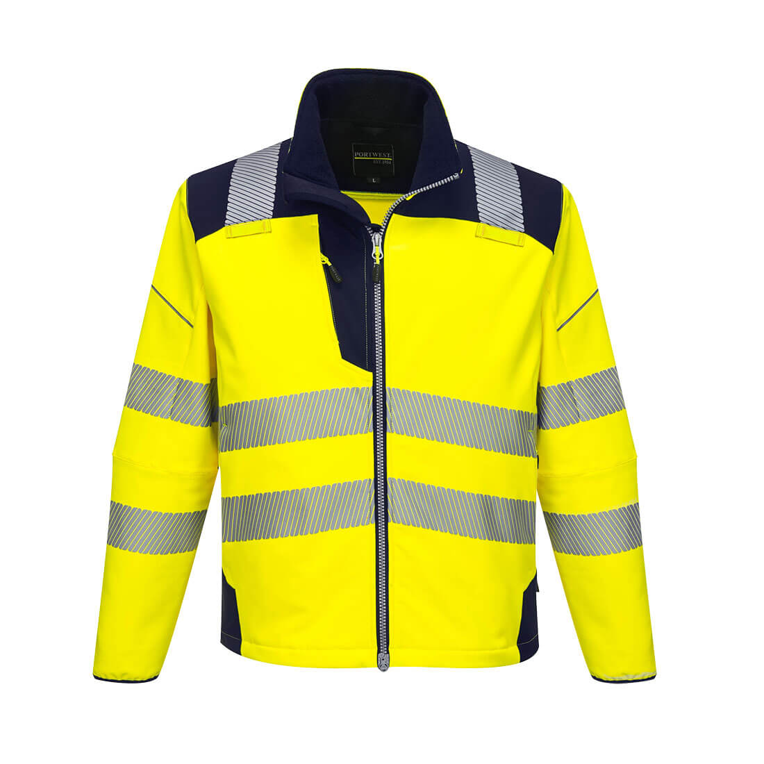 T402 PW3 Hi-Vis Softshell (3L) Yellow/Navy T402 PW3 Hi-Vis Softshell (3L) Yellow/Navy