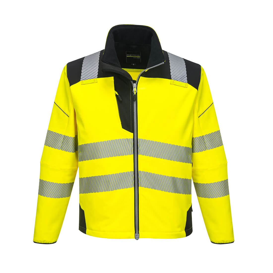 T402 PW3 Hi-Vis Softshell (3L) Yellow/Black