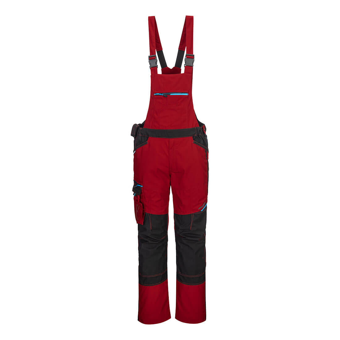 T704 WX3 Bib and Brace Deep Red