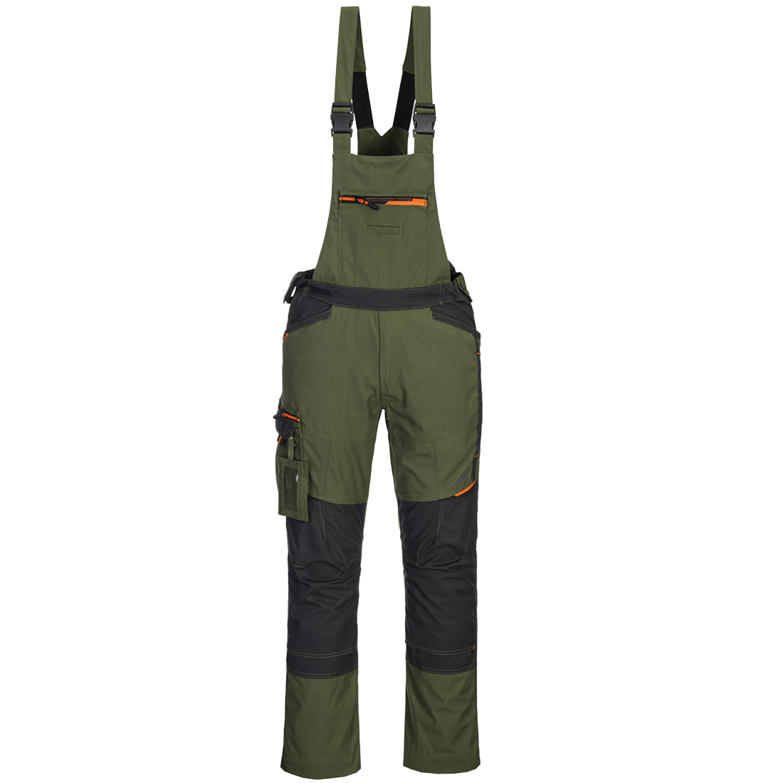 T704 WX3 Bib and Brace Olive Green T704 WX3 Bib and Brace Olive Green