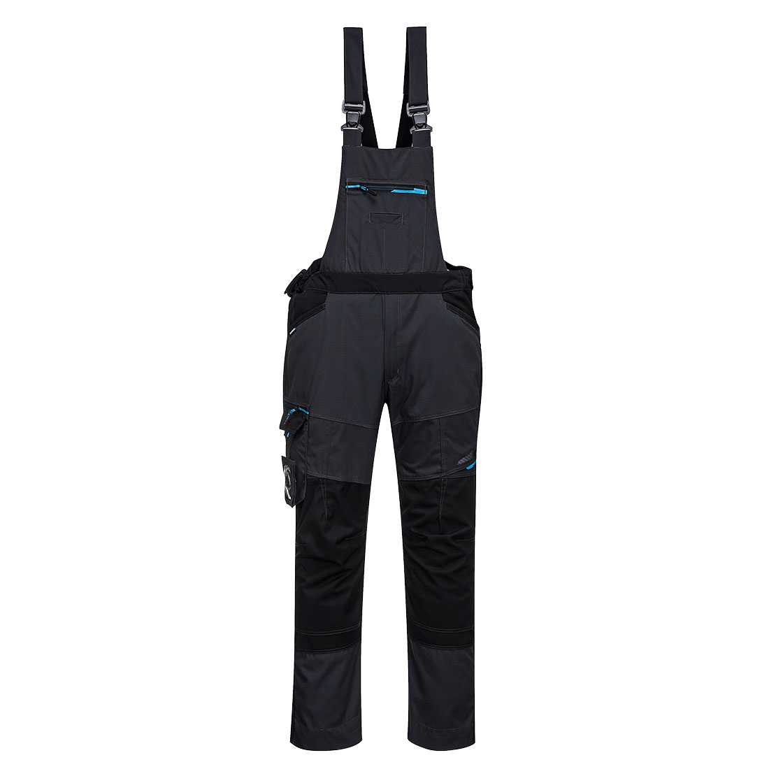 T704 WX3 Bib and Brace Metal Grey