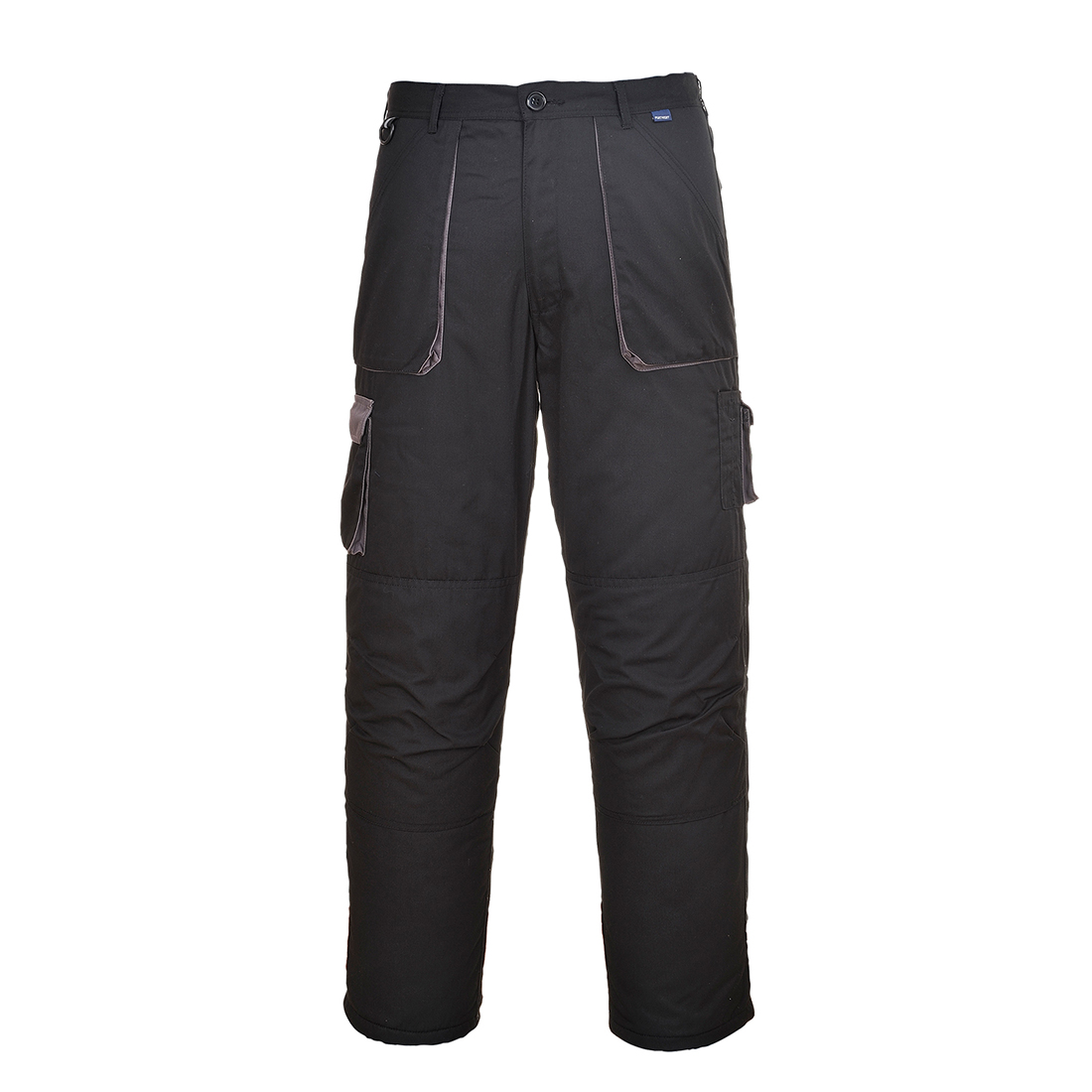 TX11 Portwest Texo Contrast Trousers Black Tall