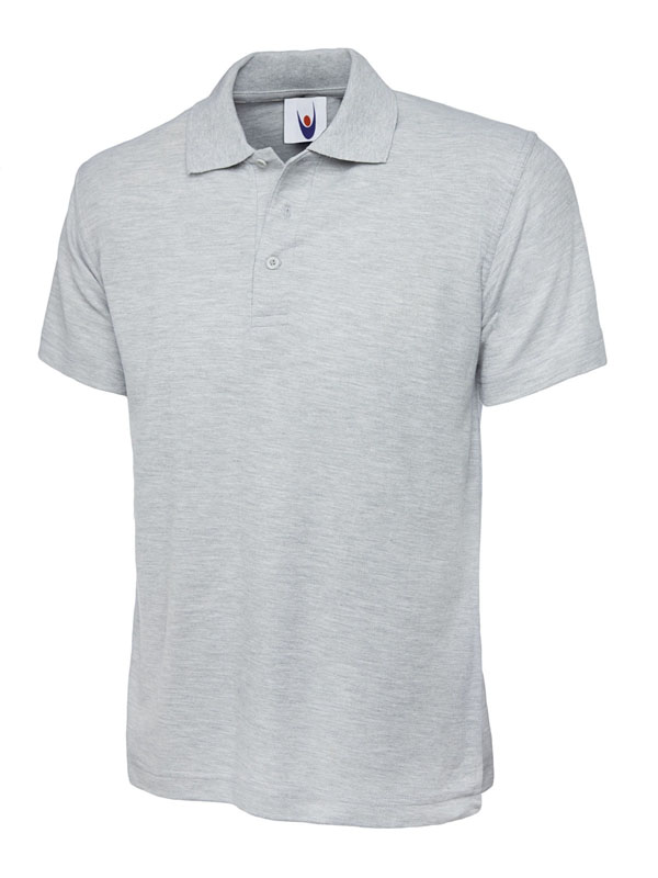 UC101 Heather Grey Classic Poloshirt