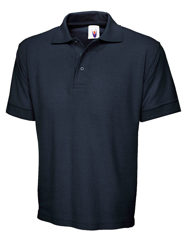 UC104 Navy Heavyweight Cotton Poloshirt UC104 Navy Heavyweight Cotton Poloshirt
