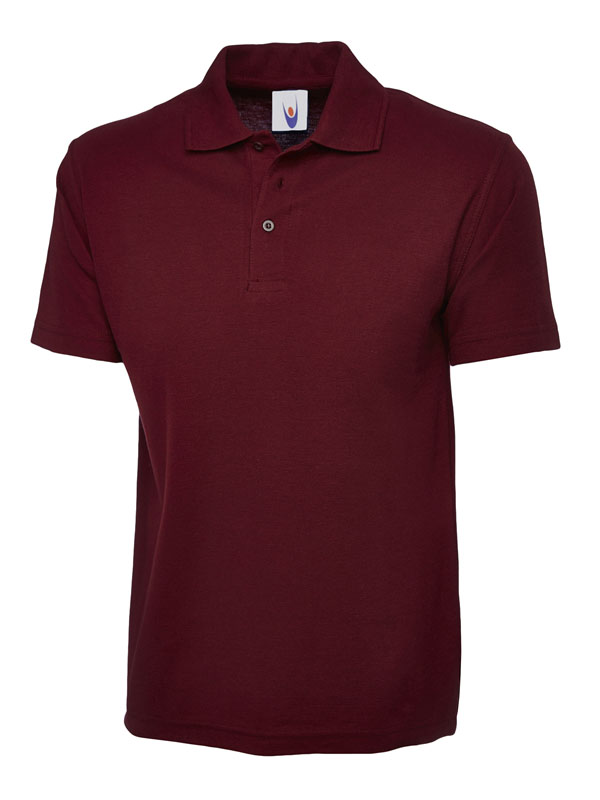 UC105 Maroon Active Poloshirt