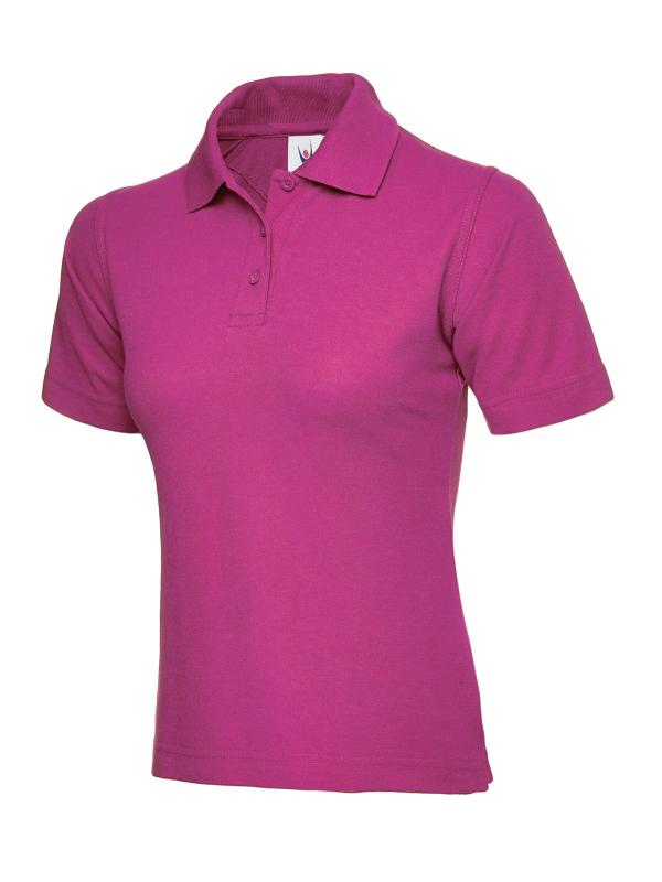 UC106 Hot Pink Ladies Classic Poloshirt