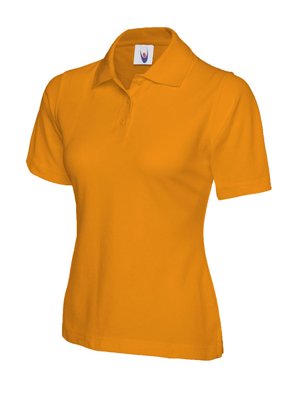 UC106 Orange Ladies Classic Poloshirt