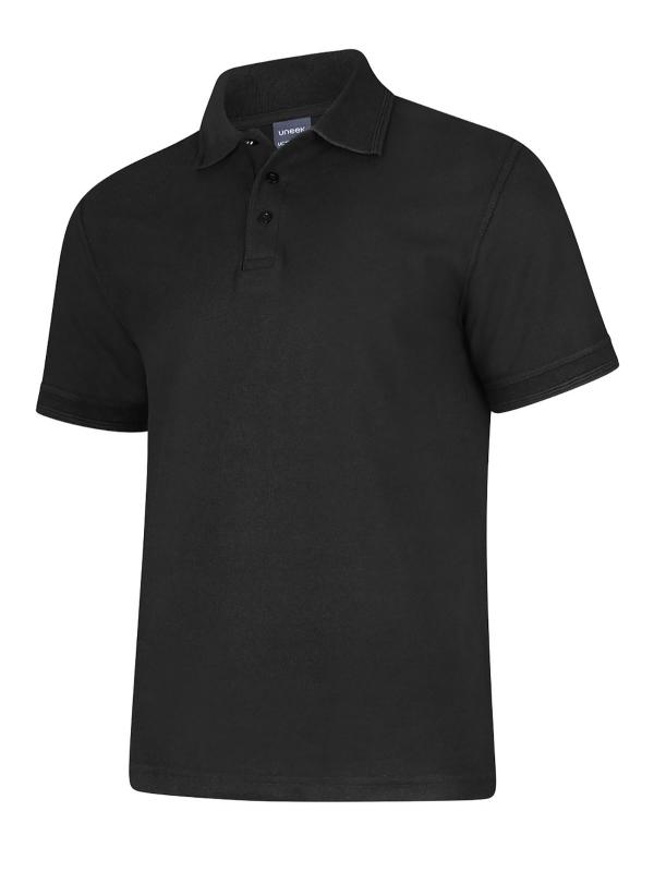 UC108 Black Deluxe Poloshirt