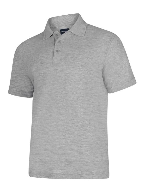 UC108 Heather Grey Deluxe Poloshirt UC108 Heather Grey Deluxe Poloshirt