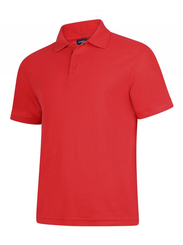UC108 Red Deluxe Poloshirt