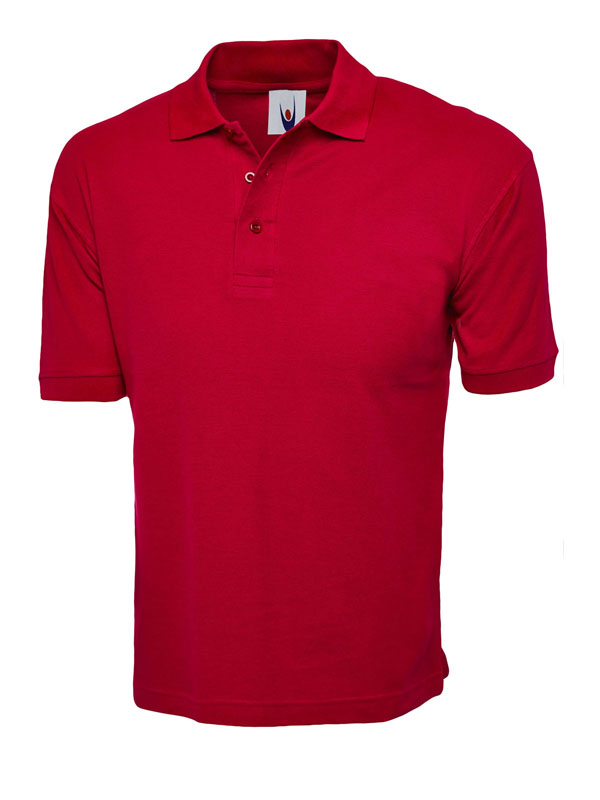 UC112 Red Classic Cotton Poloshirt UC112 Red Classic Cotton Poloshirt