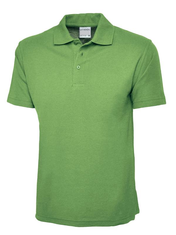 UC114 Lime Mens Active Cotton Poloshirt UC114 Lime Mens Active Cotton Poloshirt