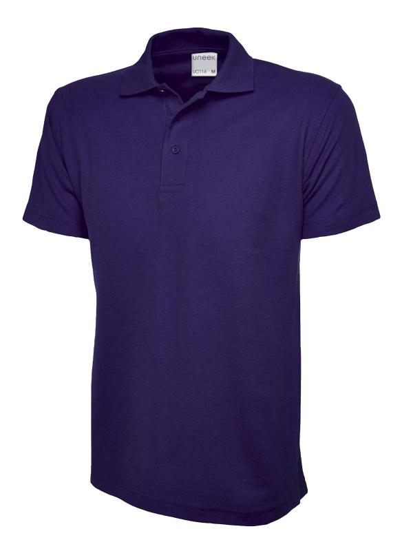 UC114 Purple Mens Active Cotton Poloshirt UC114 Purple Mens Active Cotton Poloshirt