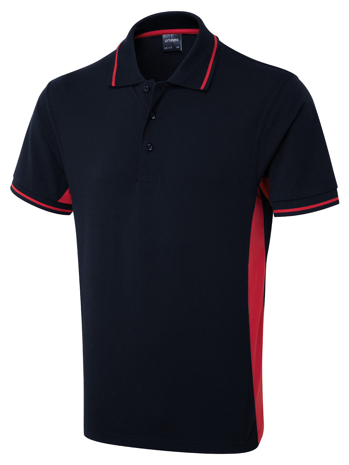 UC117 Navy/Red Two Tone Polo Shirt UC117 Navy/Red Two Tone Polo Shirt