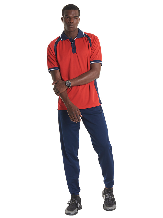UC123 Red/Navy Sports Poloshirt